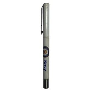 Vintage Parker US Navy White Rollerball Pen Navy Seal Logo Collectible